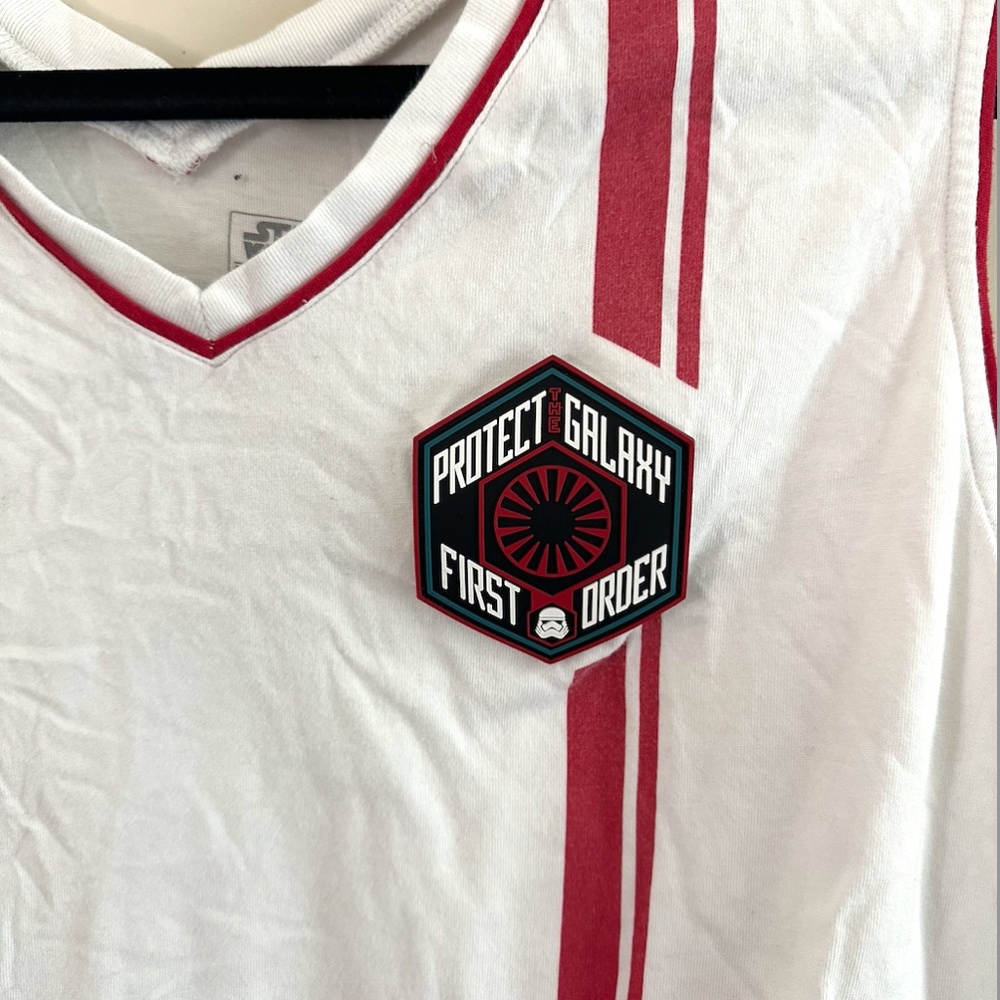Protect the Galaxy First Order Star Wars White Sleeveless Top Disney